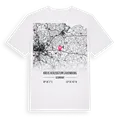 Kreis Herzogtum Lauenburg karta t-shirt