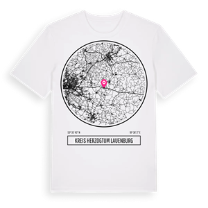 Kreis Herzogtum Lauenburg t-shirt – ekologisk bomull t-shirt från Pinshirt