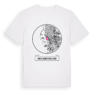 Kreis Nordfriesland t-shirt – ekologisk bomull t-shirt från Pinshirt