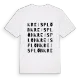 Kreis Plön ordlek t-shirt