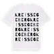 Kreis Segeberg ordlek t-shirt