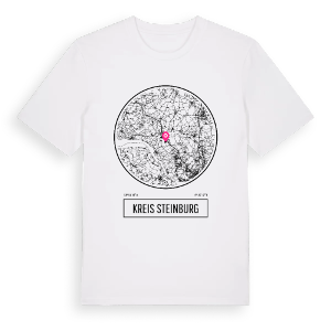 Kreis Steinburg t-shirt – ekologisk bomull t-shirt från Pinshirt