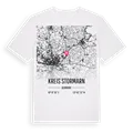 Kreis Stormarn karta t-shirt