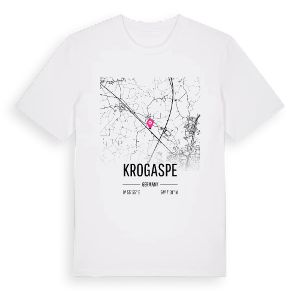 Krogaspe karta t-shirt – ekologisk bomull t-shirt från Pinshirt