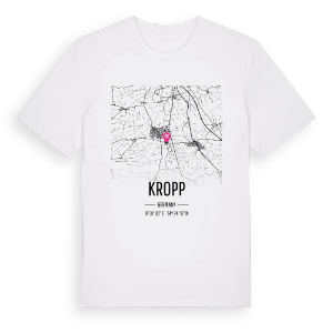 Kropp karta t-shirt – ekologisk bomull t-shirt från Pinshirt