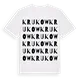 Krukow ordlek t-shirt