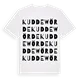 Kuddewörde ordlek t-shirt