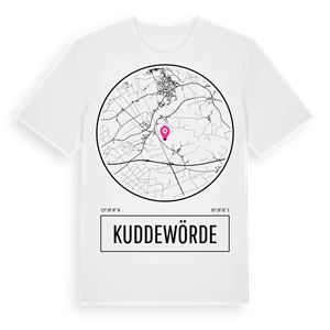 Kuddewörde t-shirt – ekologisk bomull t-shirt från Pinshirt