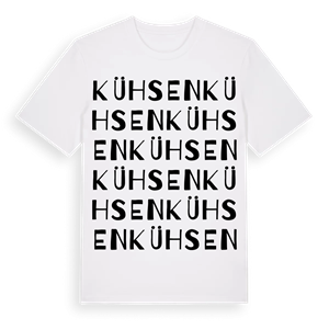 Kühsen ordlek t-shirt – ekologisk bomull t-shirt från Pinshirt