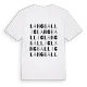 Langballig ordlek t-shirt