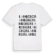 Langeneß ordlek t-shirt