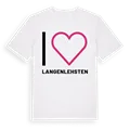 Jag älskar Langenlehsten t-shirt stort tryck