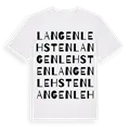 Langenlehsten ordlek t-shirt