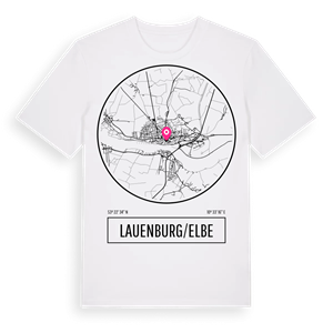 Lauenburg/Elbe t-shirt – ekologisk bomull t-shirt från Pinshirt