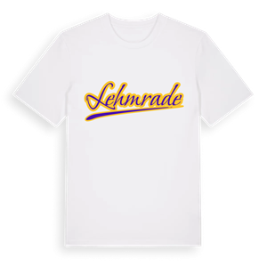 Lehmrade baseball t-shirt – ekologisk bomull t-shirt från Pinshirt