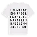 Lehmrade ordlek t-shirt