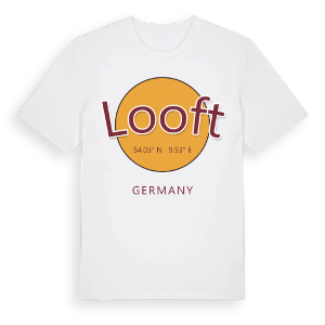 Looft cirkel t-shirt – ekologisk bomull t-shirt från Pinshirt