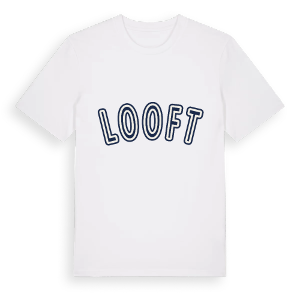 Looft college t-shirt – ekologisk bomull t-shirt från Pinshirt