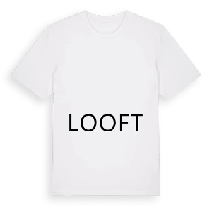 Jag älskar Looft t-shirt stort tryck – ekologisk bomull t-shirt från Pinshirt