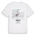 Lübeck karta t-shirt