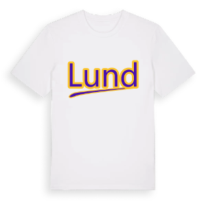 Lund baseball t-shirt – ekologisk bomull t-shirt från Pinshirt