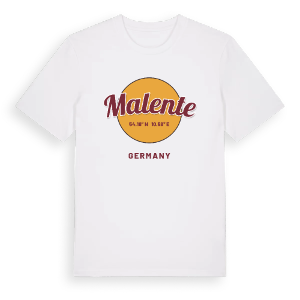 Malente cirkel t-shirt – ekologisk bomull t-shirt från Pinshirt