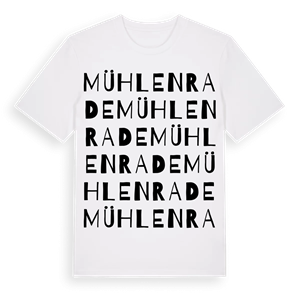 Mühlenrade ordlek t-shirt – ekologisk bomull t-shirt från Pinshirt
