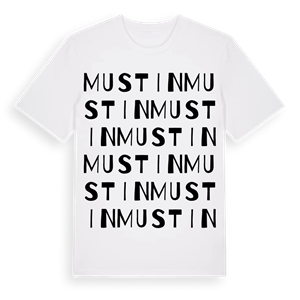 Mustin ordlek t-shirt – ekologisk bomull t-shirt från Pinshirt
