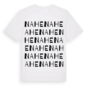 Nahe ordlek t-shirt – ekologisk bomull t-shirt från Pinshirt