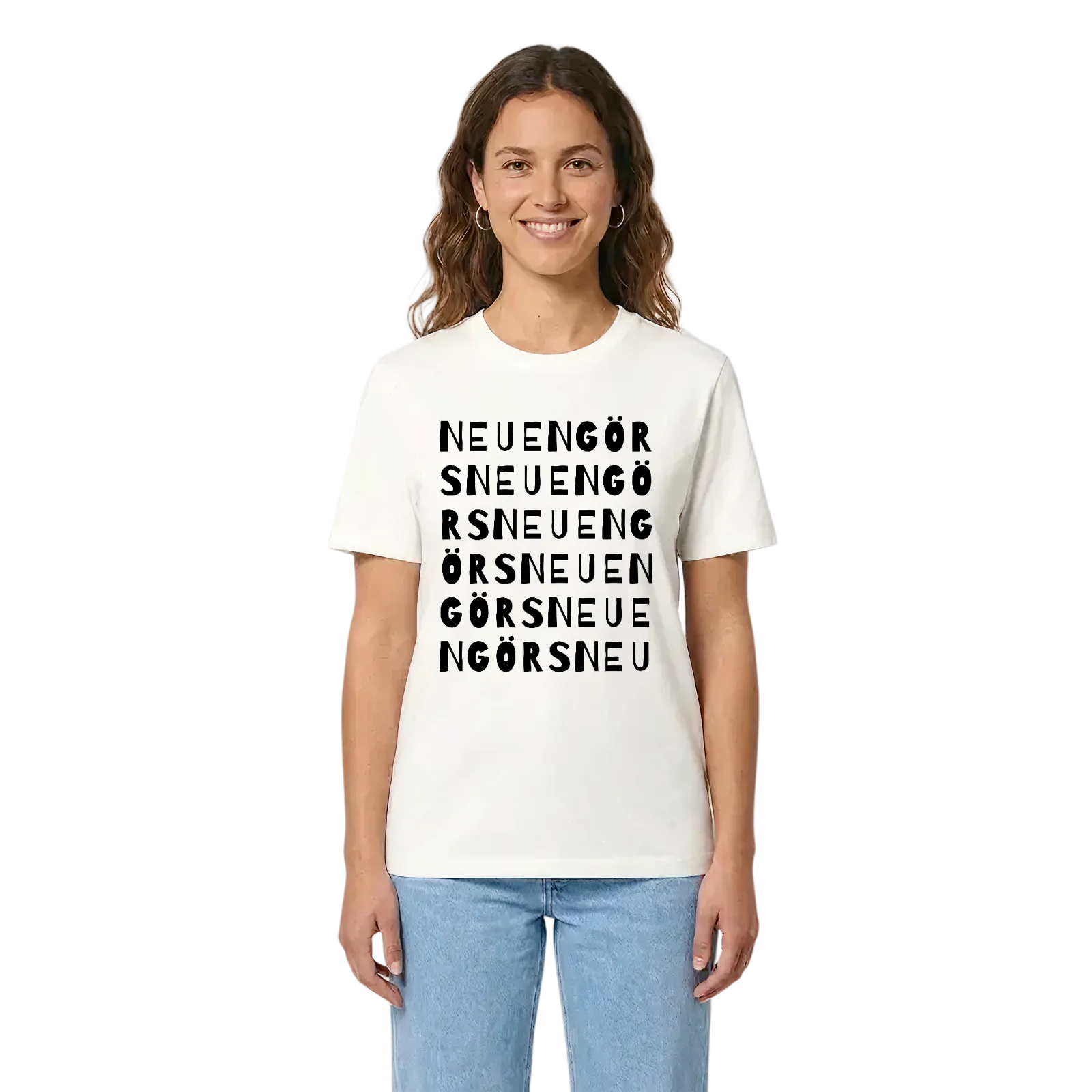 Neuengörs ordlek t-shirt – White, i miljö
