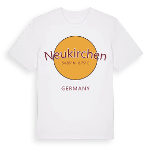 Neukirchen cirkel t-shirt – ekologisk bomull t-shirt från Pinshirt