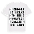Niendorf bei Berkenthin ordlek t-shirt