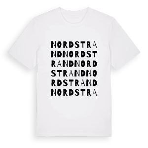 Nordstrand ordlek t-shirt – ekologisk bomull t-shirt från Pinshirt