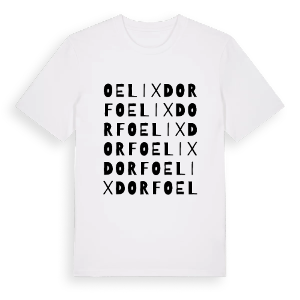 Oelixdorf ordlek t-shirt – ekologisk bomull t-shirt från Pinshirt