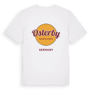 Osterby cirkel t-shirt – ekologisk bomull t-shirt från Pinshirt