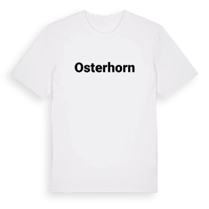 Osterhorn fetstil t-shirt – ekologisk bomull t-shirt från Pinshirt