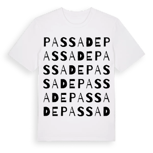 Passade ordlek t-shirt – ekologisk bomull t-shirt från Pinshirt