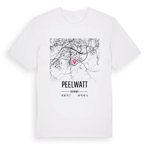 Peelwatt karta t-shirt – ekologisk bomull t-shirt från Pinshirt