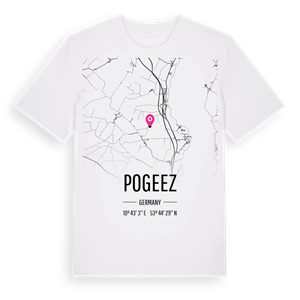 Pogeez karta t-shirt – ekologisk bomull t-shirt från Pinshirt