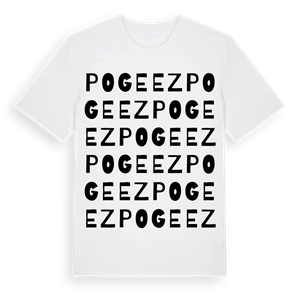 Pogeez ordlek t-shirt – ekologisk bomull t-shirt från Pinshirt