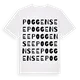 Poggensee ordlek t-shirt