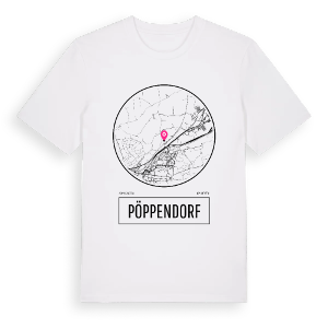 Pöppendorf t-shirt – ekologisk bomull t-shirt från Pinshirt