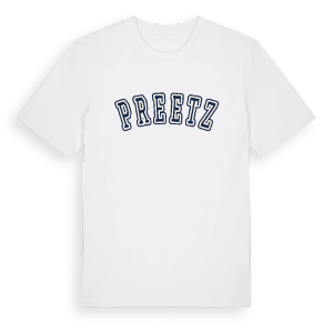 Preetz college t-shirt – ekologisk bomull t-shirt från Pinshirt