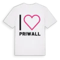 Jag älskar Priwall t-shirt stort tryck