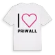 Jag älskar Priwall t-shirt stort tryck