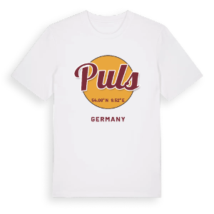 Puls cirkel t-shirt – ekologisk bomull t-shirt från Pinshirt