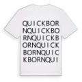 Quickborn ordlek t-shirt