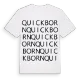 Quickborn ordlek t-shirt