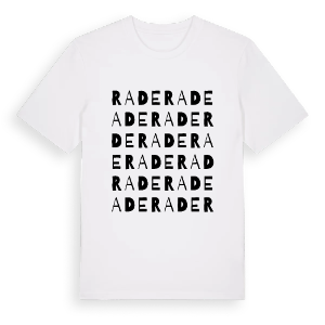 Rade ordlek t-shirt – ekologisk bomull t-shirt från Pinshirt