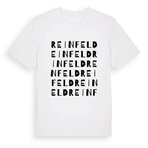 Reinfeld ordlek t-shirt – ekologisk bomull t-shirt från Pinshirt